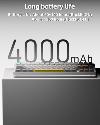 Image of nuphy Halo V2 IO Wireless Mechanical Keyboard with PBT Keycaps,Hot Swappable Custom Gaming Keyboard,Aluminum Alloy Frame,RGB Backlit,Gasket Structure,BT5.0 /USB-C /2.4GHz Low Latency Office Keyboards