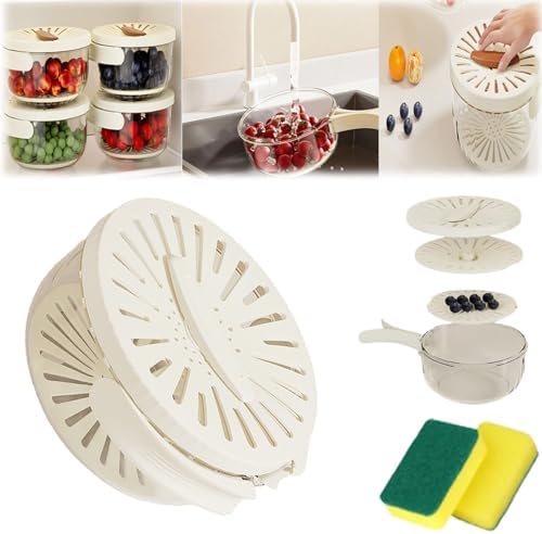 3 in 1 Multifunctional Fruit and Vegetable Washing Bowl With Stra...