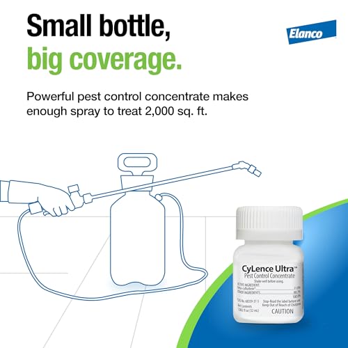 Elanco CyLence Ultra Pest Control Concentrate Indoor & Outdoor Insecticide | Kills Over 60 Pests | 32 mL Bottle - Image 6