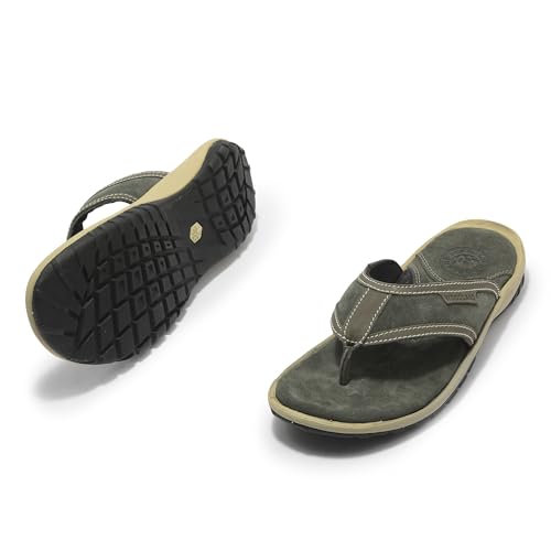 Image of Woodland Men's Leather Slippers