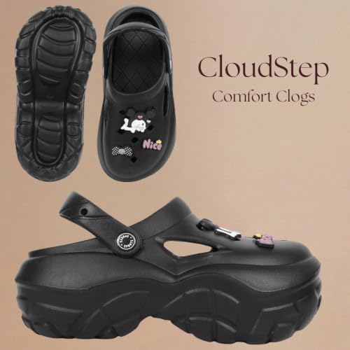 Image of TRASE Windy Clogs for Women | Adjustable Back Strap Clog | Comfortable, Light Weight & Waterproof Mules for Women | Stylish and Anti Skid Women Clogs