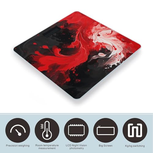 Báscula Digital de Baño Precisa 400 lb Pantalla LED miniatura 3