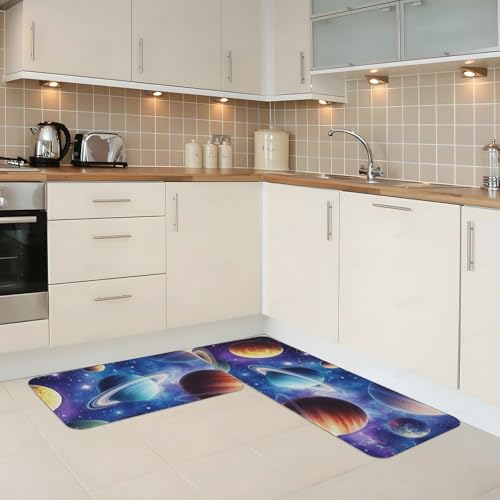 Tapetes de cocina lavables y alfombras acolchadas antideslizantes para el hogar 3