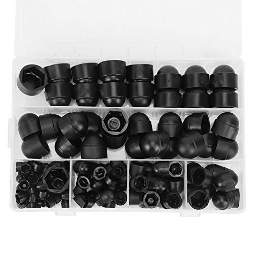 145 Pezzi Copri Bulloni Neri Tappi a Vite, M4 M5