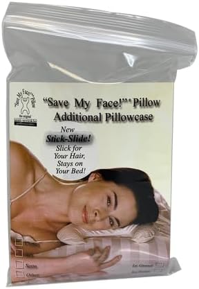 Save My Face La Petite Stick-N-Slide White Pillow Case