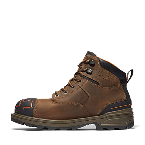 Timberland PRO Timberland PRO Men's Magnitude 6 Inch Composite Safety Toe Waterproof, Mocha Underground Brown, 14W