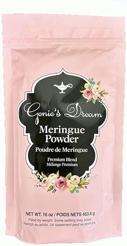 Genie's Dream Premium Meringue Powder, 16oz (1lb) pouch