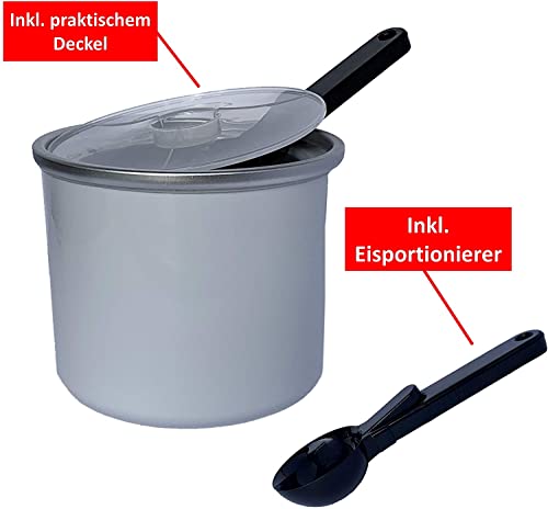 JUNG EISMEISTER Eismaschine - für 4 Personen, 1,5 L Fassung, Eiscreme selber machen,5in1 Machine - Speiseeismaschine… – Bild 7
