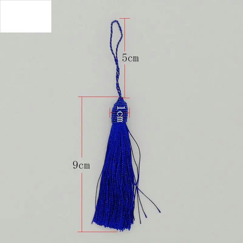 100 Stück/Los 14 cm Quasten für Vorhänge, DIY-Zubehör, Faden, Seidenquaste, Schmuckzubehör, Ohrringe, Zubehör, Quaste, 100 Stück, Weiß