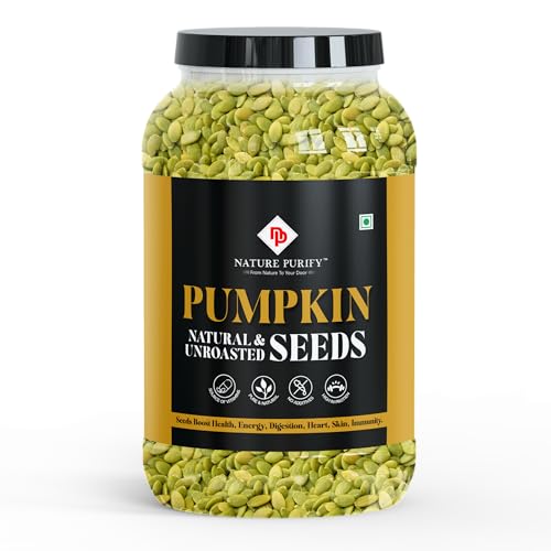 Image of Nature Purify Pumpkin Seeds 1 kg - for Eating | Protein Rich Seeds | Healthy Diet Snacks | Rich in Protein
