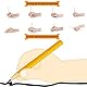SANNIX 16 Stück Bleistiftgriffe für Kinderhandschrift, Bleistifthalter für Kinder, Handschriftgriff, ergonomische Trainings-Bleistiftgriffe, Schreibwerkzeug für Kleinkinder, Vorschulkinder, Kinder