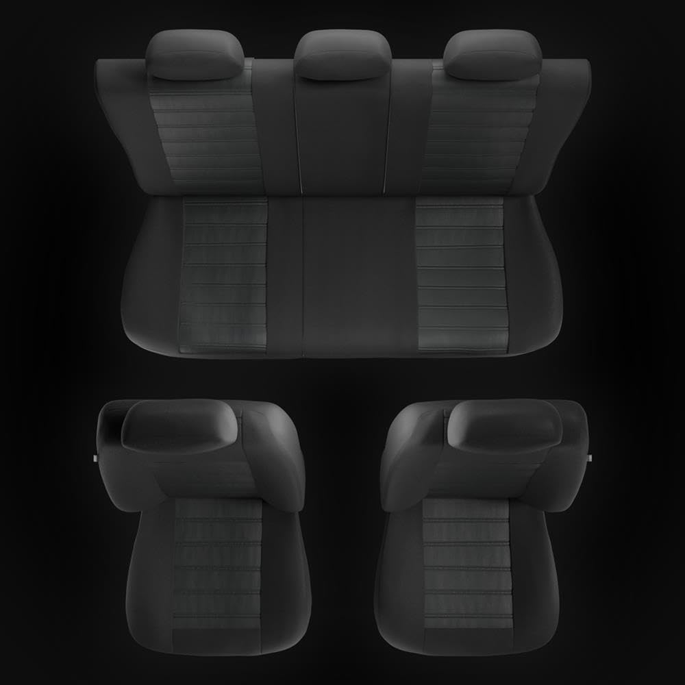 Mossa Fundas Asientos Coche aptas para Hyundai Santa Fe SUV 2000- MD-4 | SUV, I, II, III, IV, V