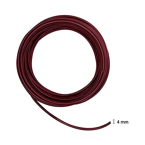 Vaessen Creative Filo di Ferro Modellabile da 10 m x 4 mm Oxblood (Rosso) – Filo Flessibile per Creazioni Floreali, Realizzazione di Gioielli e Modellismo - Immagine 1