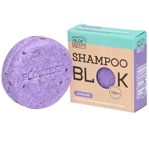 Champú Sólido sin Parabenos -Vegano Natural Ecológico sin Microplásticos-5 Variedades para todo tipo de Cabello-Pelo-Para Mujeres-Hombres-Niños-Con Aceite (Lavanda)