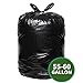TYPLASTICS Heavy Duty 55-60 Gallon Trash Can Liners, 36