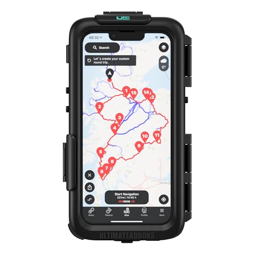 Étui étanche iPhone 13 accès caméra total boîtier rigide moto