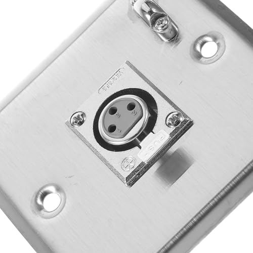 Conector de 3 pines Mikinona con base de goma para transmisión de audio estable 3