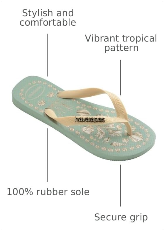 Image of Havaianas Women's Slim Logo Metallic Flip Flops