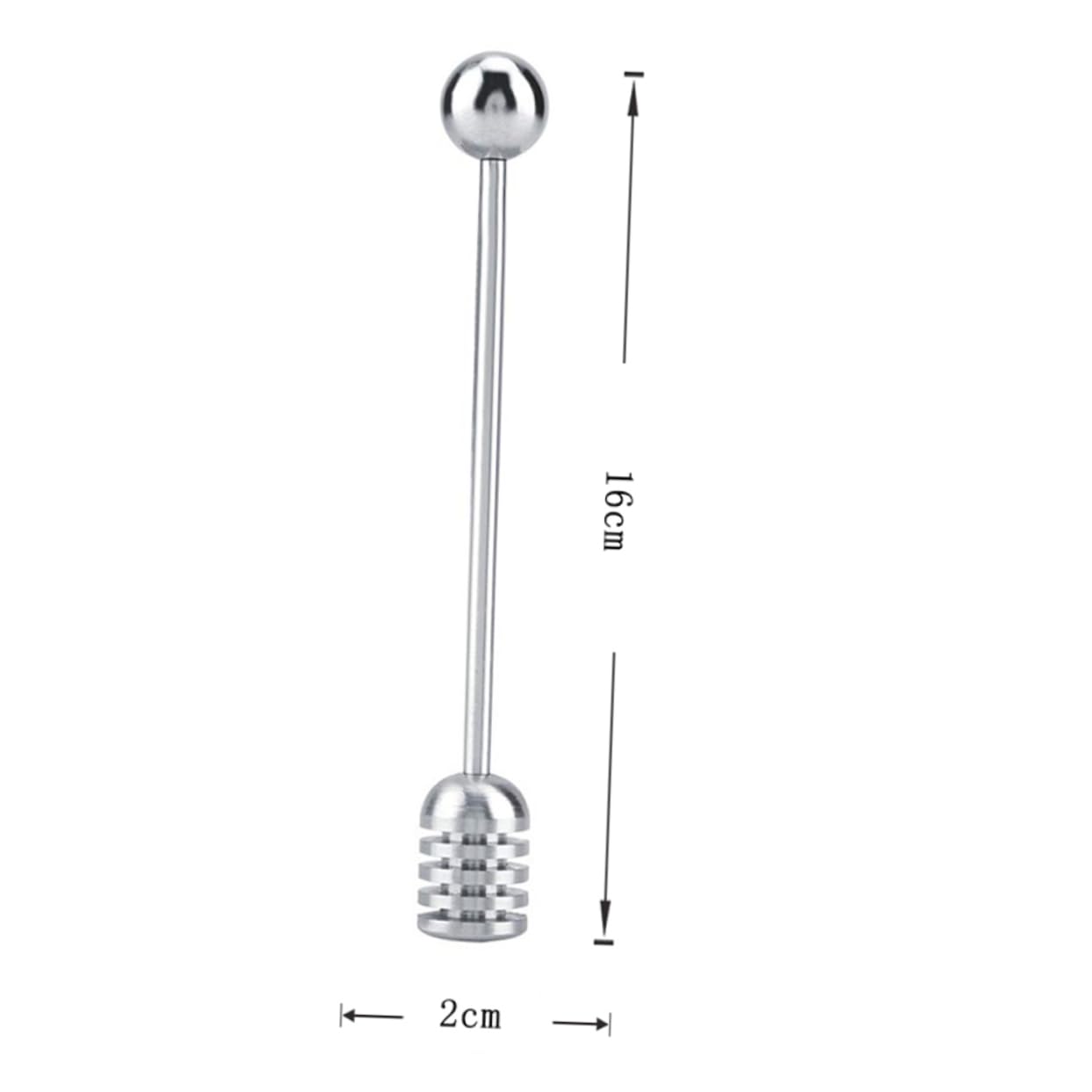 SHOWERORO Honey Stir Sticks Stainless Steel Honey Dippers for Stirring Coffee More