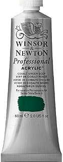 Winsor & Newton 8840467 Professional Acrylic Paint, Cobalt Green Deep, 60 ml Tube