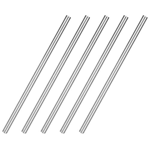 Haofy Arbre Rond de 6 Mm pour FTC/FRC/FIRST, Matériau en Acier Inoxydable Durable, Idéal pour la Compétition de Robots Métalliques