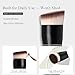 JoMay Flat Top Kabuki Foundation Brush – Streak-Free, Full Coverage Quick Blend for Beginners & Daily Makeup – High-Density Soft Synthetic Bristles, 1 PCS