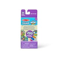 Melissa & Doug Sticker Wow!™ Mini Activity Pad and 200+ Refill Stickers for Sticker Stamper Arts and Crafts Fidget Toy Collectibles – Assorted Way to Go! Reward - FSC-Certified