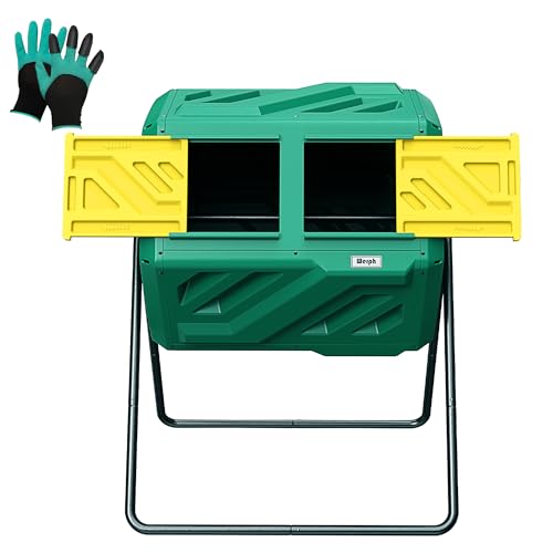 Werph 43 Gallon Compost Bin with Gloves, Fast Assembly...