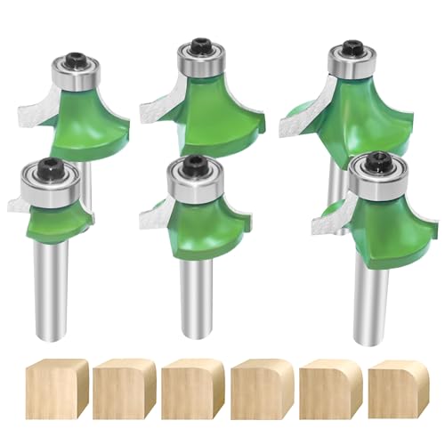 Arrondi coin rayon routeur bits fraises bois tige 8mm