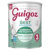 GUIGOZ GUIGOZGest 3 Lait de croissance en poudre de 1 à 3 ans   Boîte de 800g (Lot de 3)