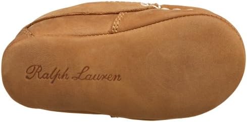 Ralph Lauren Layette Captain EZ Crib Shoe (Infant/Toddler),Tan,4 M US Toddler | Image 3