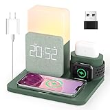 💡 [3 in 1 Ladestation] ★ Das neueste Upgrade 2022 ★ Sie können Ihre Apple-Produkte gleichzeitig über die Colsur 3-in-1-Ladestation aufladen. und Airpods gleichzeitig. Es gibt auch einen zusätzlichen USB -Anschluss, der etwas anderes aufladen kann.