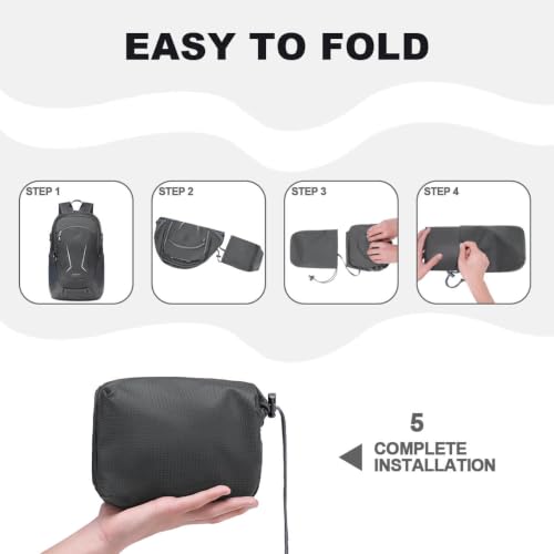 Image of MIYCOO Backpack - Ultra Lightweight Packable Backpack for Travel Camping, Hiking Back Pack Waterproof Foldable Daypack for Men Women Grey