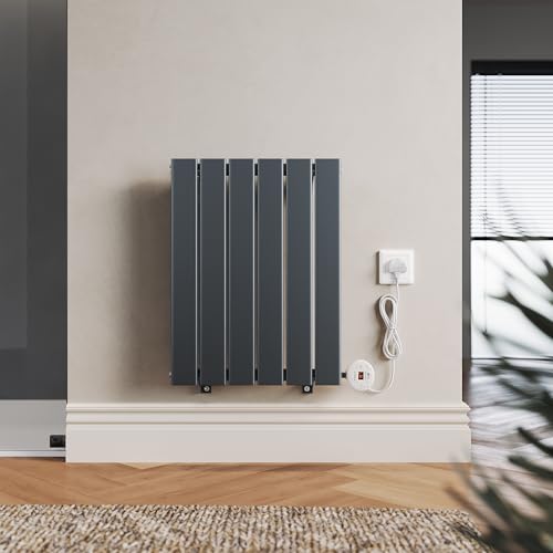 ELEGANT 400W 600x452mm WiFi Control Anthracite Electric Radiator Heater