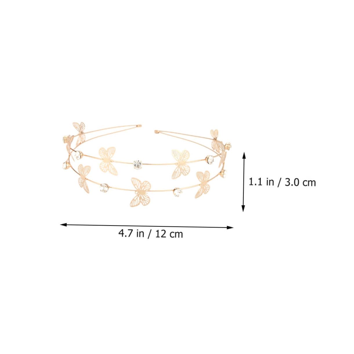 minkissy 15pezzi Fasce Per Multi- Con Stelle e e Cristallo Accessori Eleganti Per Donne e Ragazze Per Cerimonie e Feste