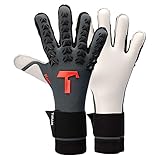 T1TAN Dark Beast + LC - Torwarthandschuhe ohne Fingerschutz - Fußballhandschuhe für Jugendliche & Erwachsene, Unisex - Fusion Cut und 4mm Aqua Grip - Gr. 10