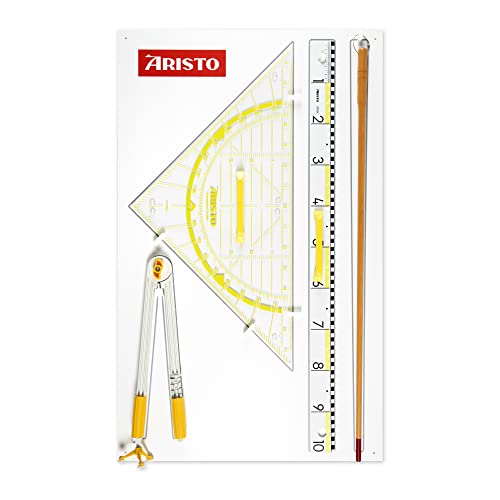 Kit de géométrie Aristo AR1985W plastique résistant import Allemagne