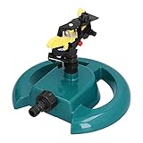 Leapiture Water Sprinkler for Garden Rotatable Lawn Sprinkler with Round Base Irrigation Device for Lawn Yard Large Area