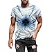 Take idea Urban Tshirts Herren RäTsel Schwarzes Loch Drucken Sportshirt Slim Fit Stretch Material Oberteil Mit Rundhals Atmungsaktiv Outdoor Kurzarm Tops