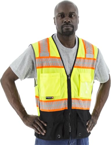 Majestic 75-3239/X3 ���F���̍������b�V���x�X�g DOT���˃`�F�[���\�[�X�g���C�v�A�c�[�g�[���AID�o�b�W�z���_�[���܂ޕ����̃|�P�b�g�A2�̃��W�I�}�C�N�^�u�A3X���[�W�A�C�G���[/�u���b�N