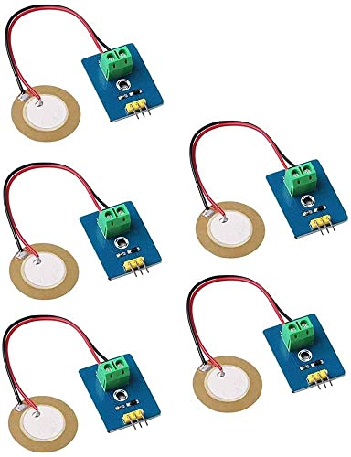 10 Moduli Sensore Vibrazioni Piezoelettrico Per Arduino – 3V/5V, Uscita Analogica!