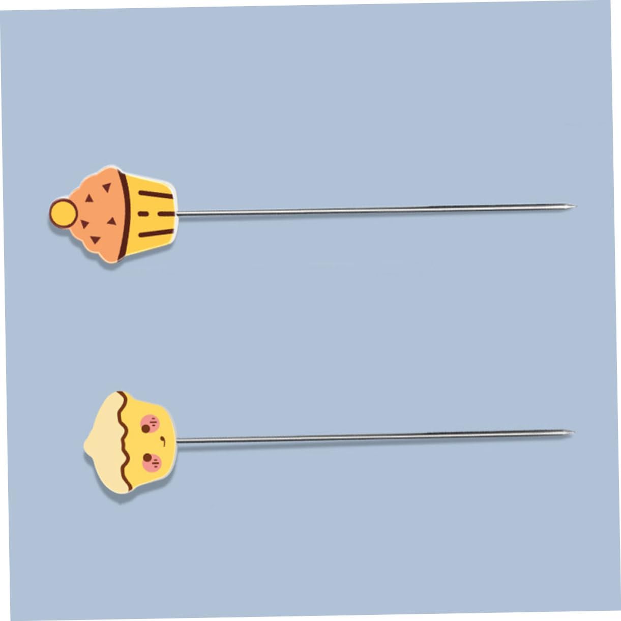 6pcs Stainless Steel Cake Testing Needles for Baking Precise Doneness Probe Sticks Kitchen Bakery Tools with Multiple for Bread Cookies Muffins