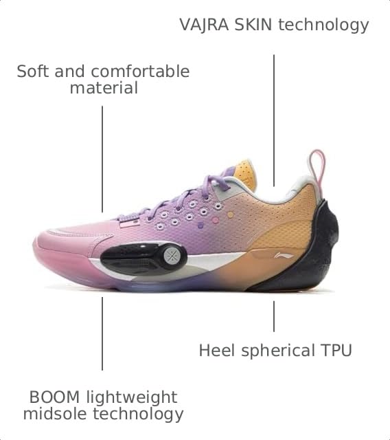 Image of LI-NING Wade All City Series Men's Basketball Shoes Lightweight High Rebound Professional Match Sneakers