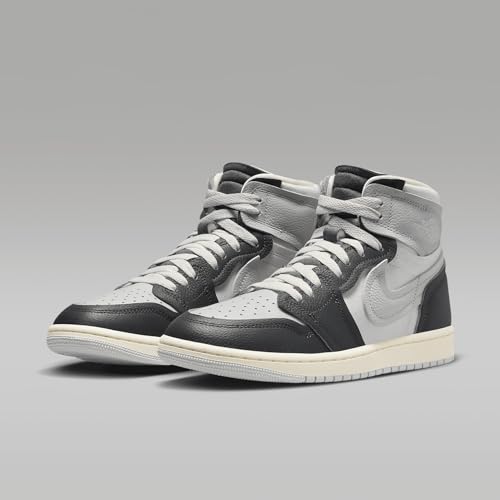 Image of Air Jordan 1 High Method of Make Women's Shoes (FB9891-001, Anthracite /Sail /Muslin /Neutral Grey) Size 11