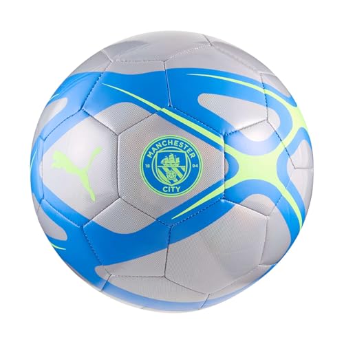 PUMA Balón de fútbol Manchester City Culture 5, Hyperlink Blue Pro Green