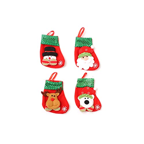 Danirora Mini Christmas Stockings Bulk, [16 Pack] 6