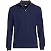 Lands' End Mens Bedford Rib Quarter Zip Sweater Radiant Navy Regular X-Large