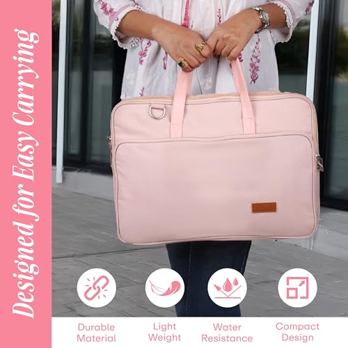 Image of Protecta Windfall 15.6 Inch Laptop Bag for Men & Women - Durable, Water-Repellent Office & Travel Macbook Messenger Bag with Padded Laptop Sleeve, Stylish Bag for Work, School and College