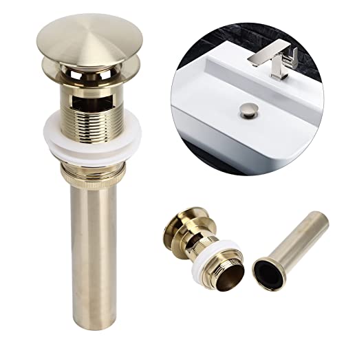 Tapón de lavabo HamaLa oro rosa resistente a la corrosión para baño moderno 3