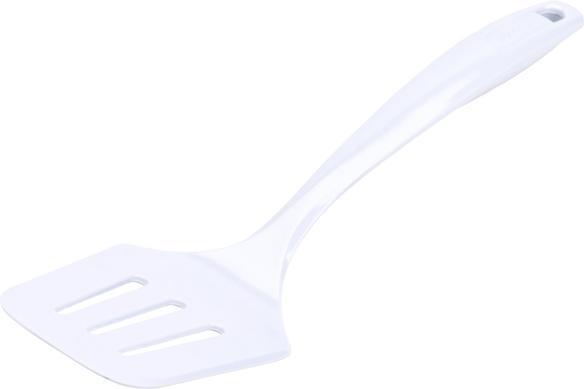 Good Cook Klassischer Pfannenwender mit Schlitzen, Melamin, 30,5 cm, Weiß